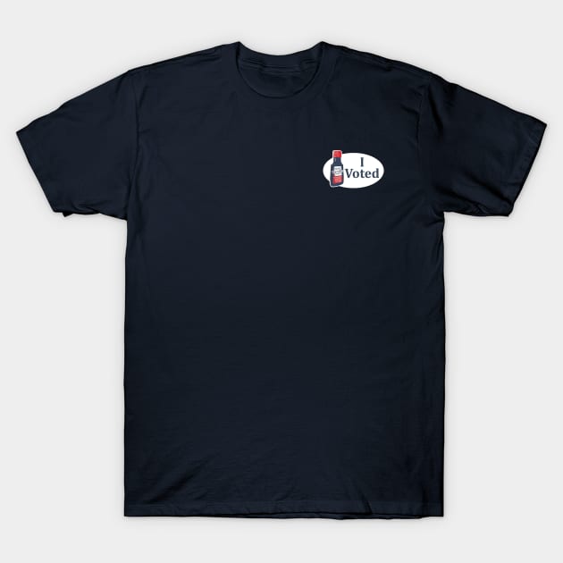 (I) Voted For Vanilla T-Shirt by MortalMerch